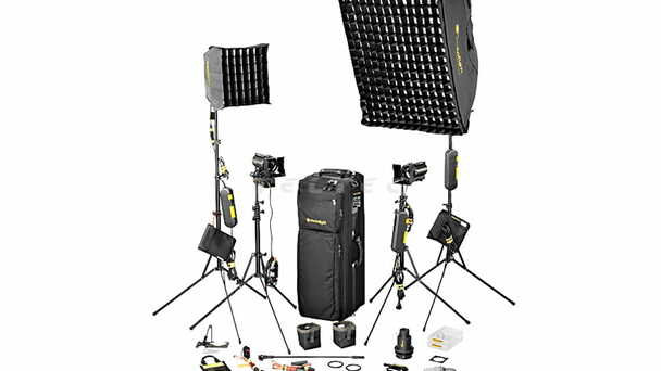 4 Leuchten Dedolight Halogen Studio Kit