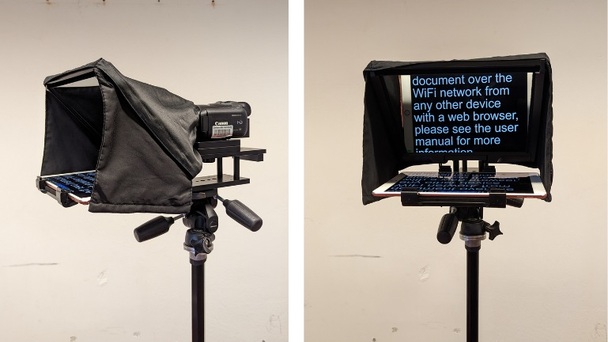 Mobiler Tablet Teleprompter