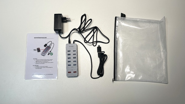 USB Charger & Hub (10-Bay)