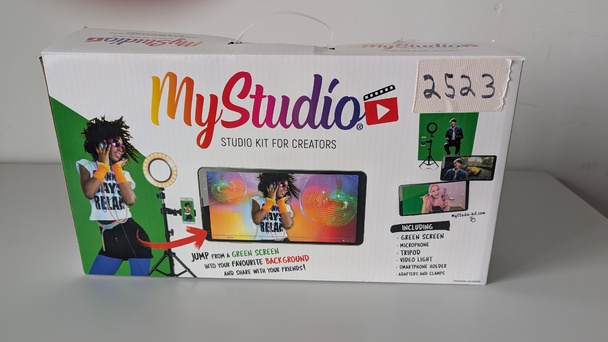 MyStudio Kit (Green Screen, Mikrofon, Stativ, Videoleuchte)