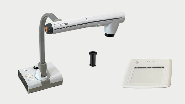 Dokumentenkamera Elmo L-12 iD + Grafiktablet + Mikroskop